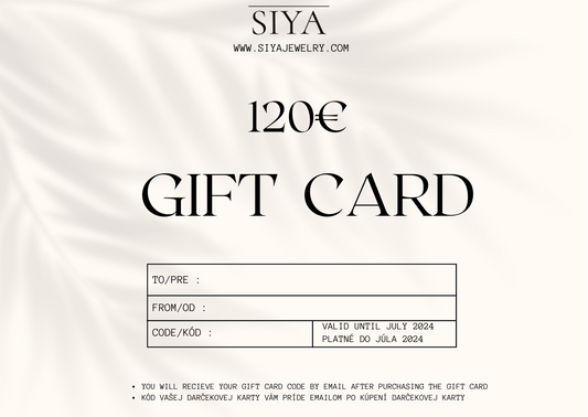 GIFT CARD - 120 EUR