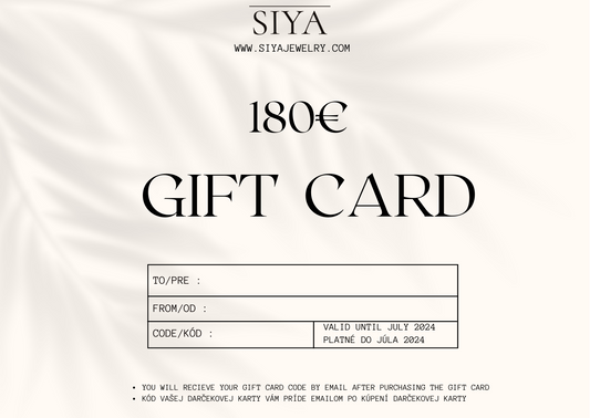 GIFT CARD - 180 EUR